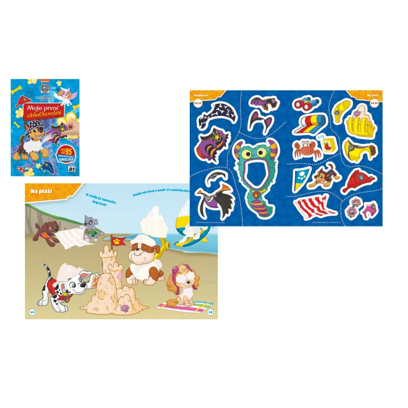 Jiri Models Moje prvé obliekanie Labková patrola/Paw Patrol 17x24cm