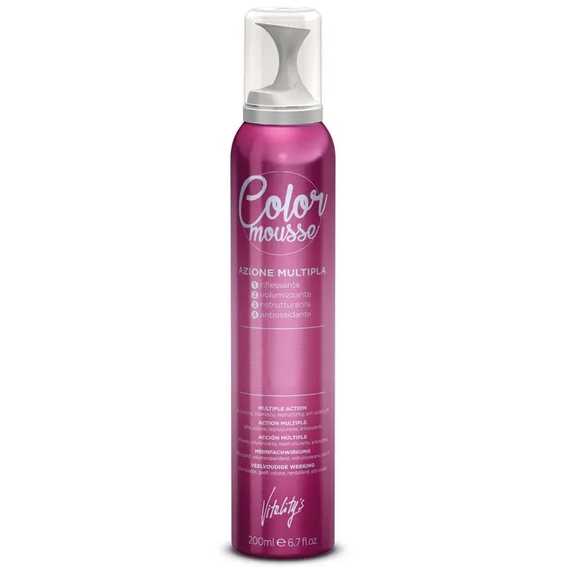 VITALITYS Color Mousse ROSSO farebné penové tužidlo 200ml - červené