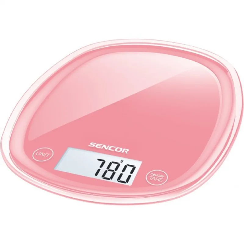 SENCOR SKS 34RD Viacúčelová váha do 5000g, presnosť 1g - ružová