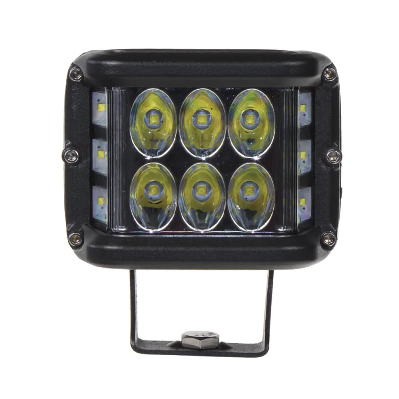LED světlo hranaté, 6x5W + 6x3W , ECE R10, 180° wl-810