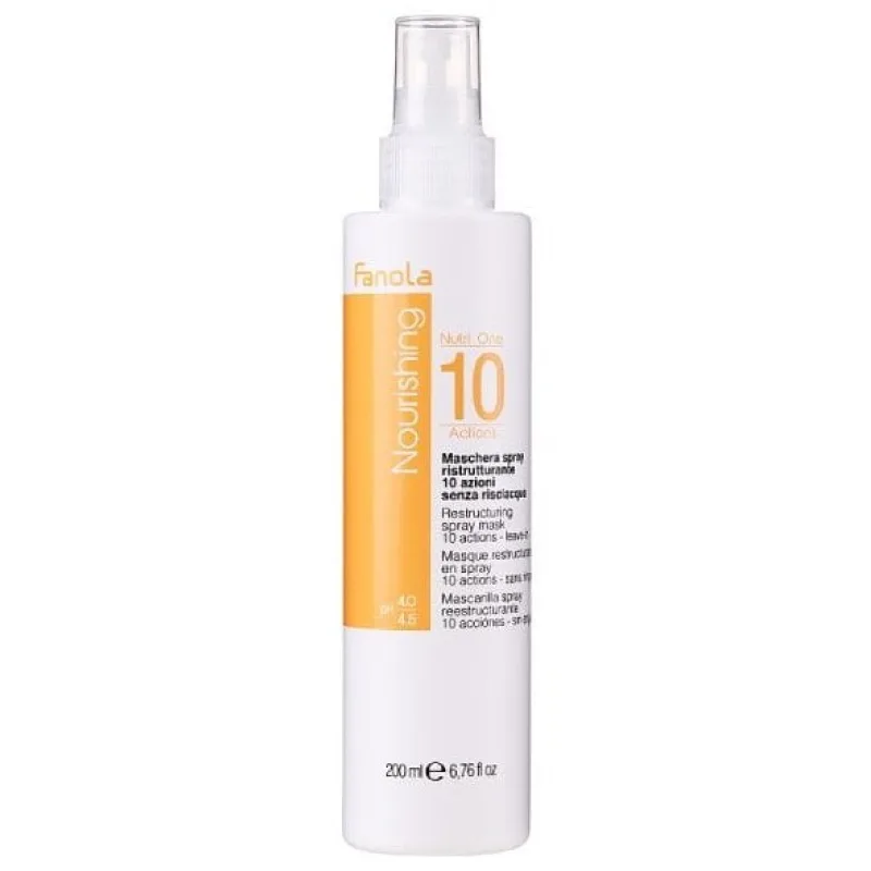 FANOLA Nourishing Restructuring Spray Mask 10 Actions Leave-In 200ml - bezoplachová maska 10v1
