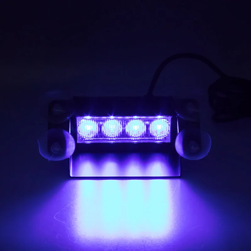 PREDATOR LED vnitřní, 4x3W, 12-24V, modrý, 145mm kf750-1blue