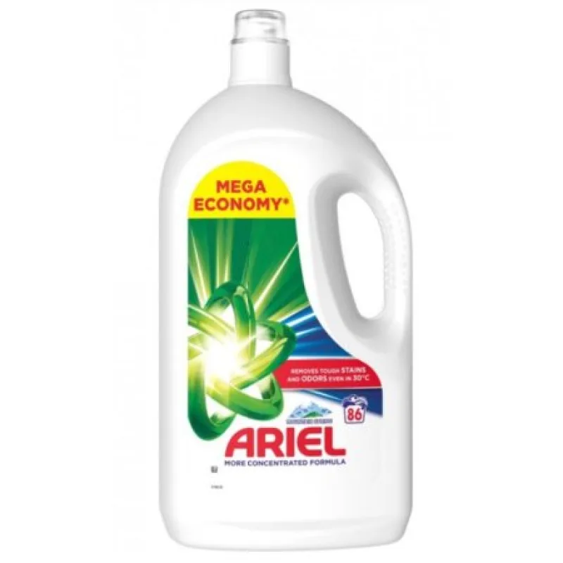 Ariel Mountain Spring prací gél 3,87l na 86 praní