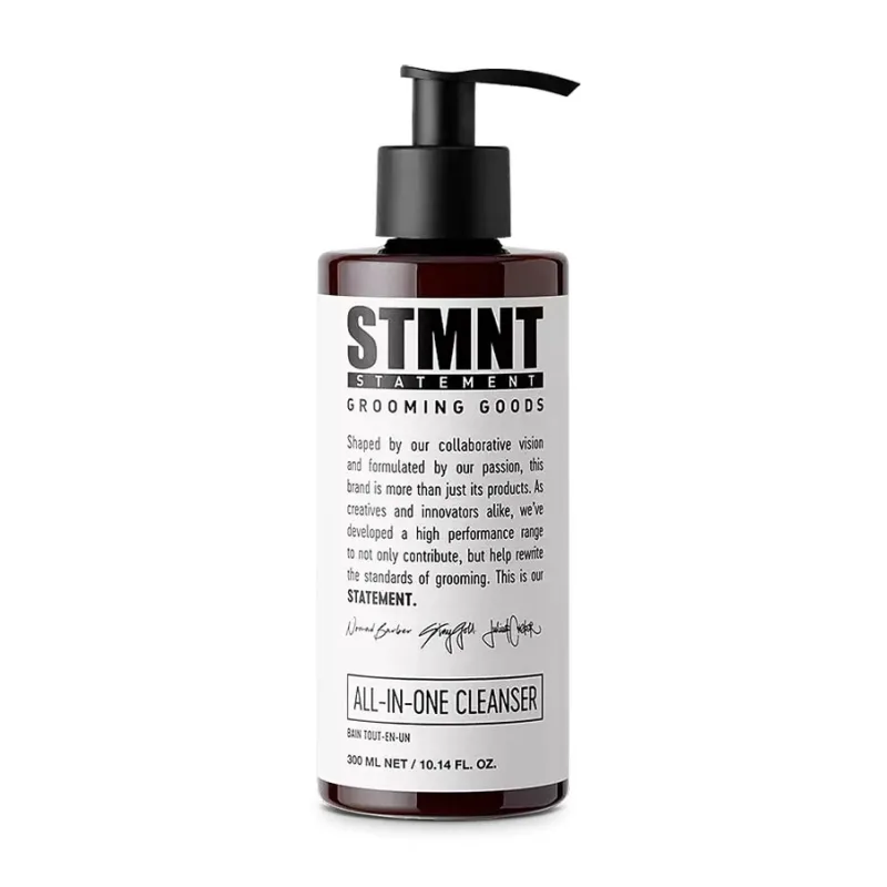 Univerzálny sprchový šampón na vlasy, fúzy a telo STMNT All-in-One cleanser 300 ml