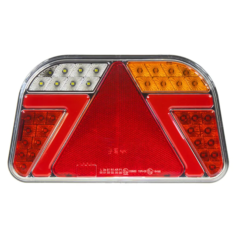 Sdružená LED lampa pravá zadní s trojúhelníkem 12/24V trl31p