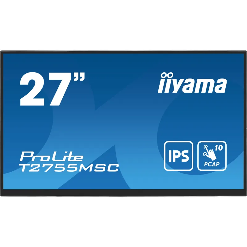 27" iiyama T2755MSC-B1:IPS,FHD,PCAP,Webcam T2755MSC-B1