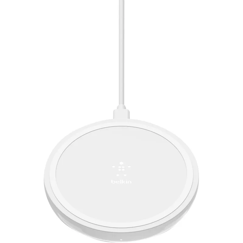 BELKIN 10W bezdrátová nabíječka se zdrojem a kabelem, bílá WIA001vfWH