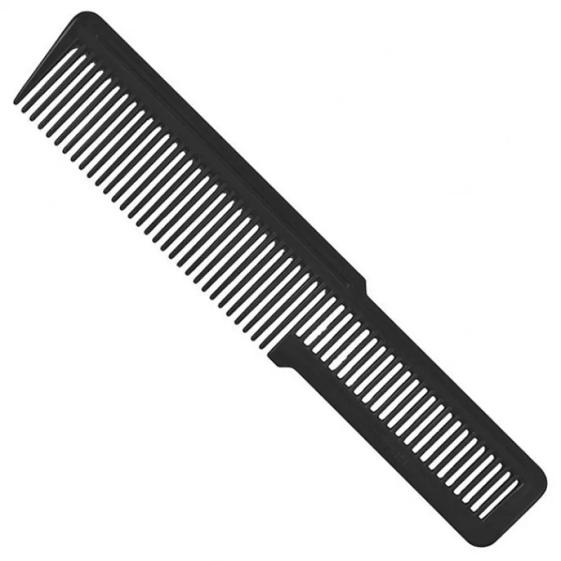 BARBER WAHL 3025006 Flat Top Comb Black - čierny hrebeň na vlasy