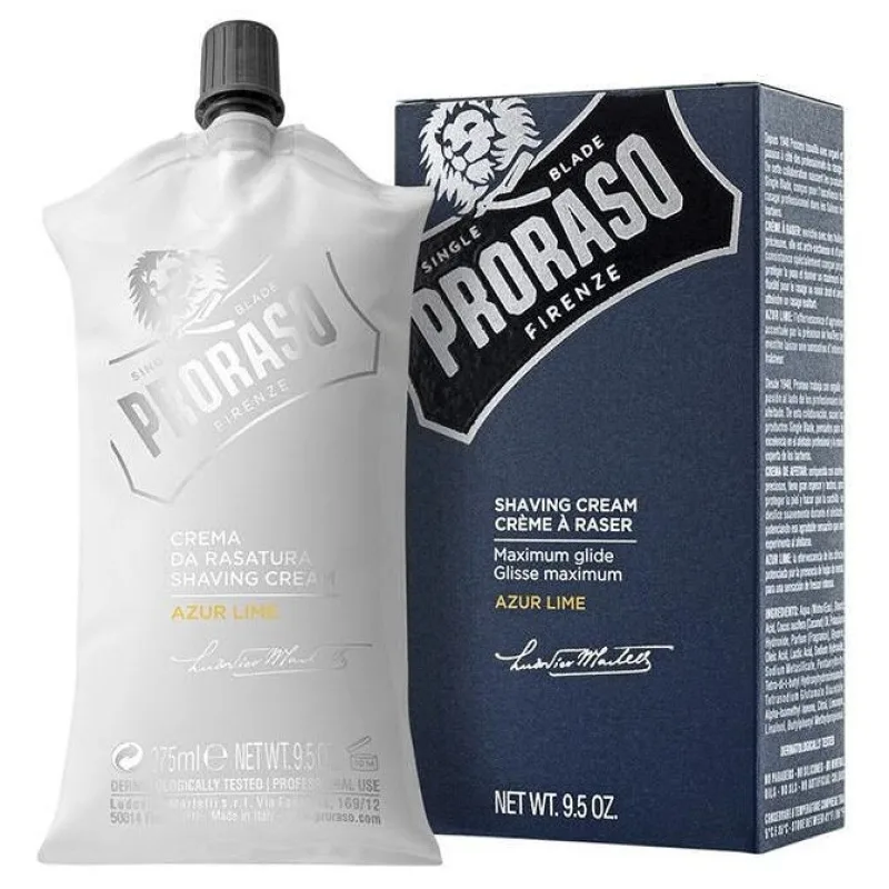 PRORASO Azur Lime Krém na holenie s vôňou limetky a citrusov 275ml