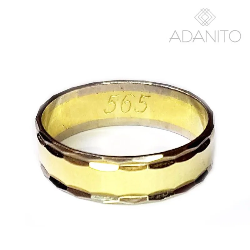 Zlatý prsteň z kombinovaného zlata ADANITO XBER2769/3