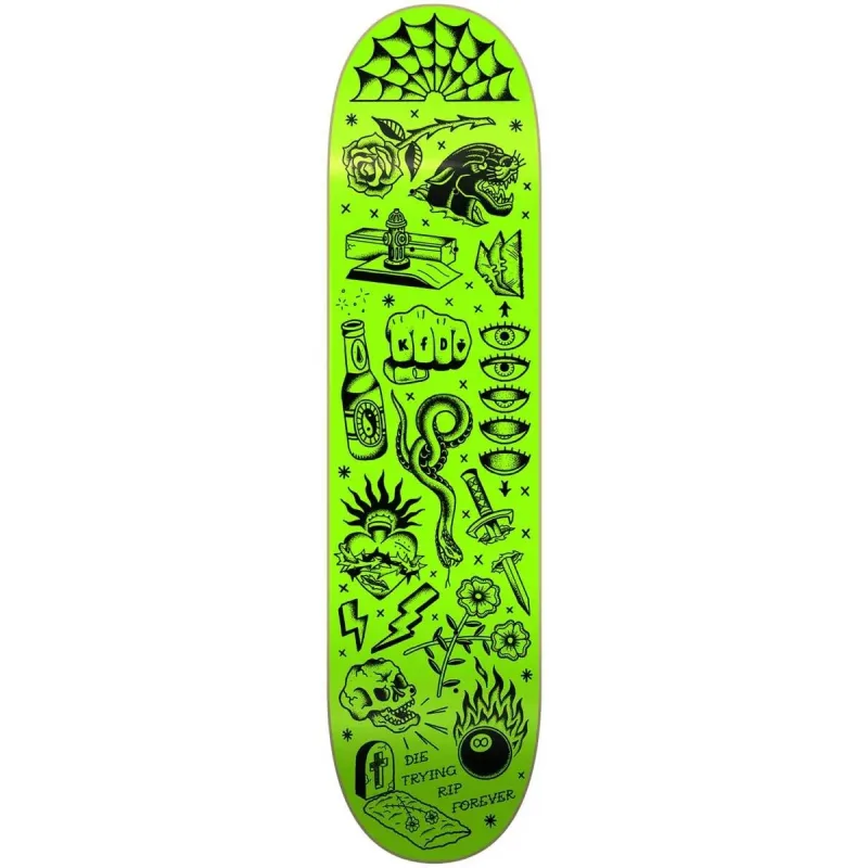 KFD Premium Wallpaper Skate Deska (8.25"|Flash Green)