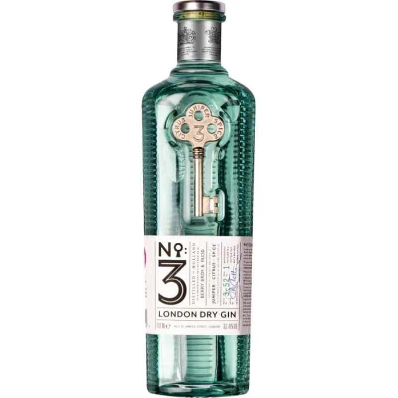 No.3 London Dry Gin 46% 0,7 l (čistá fľaša)