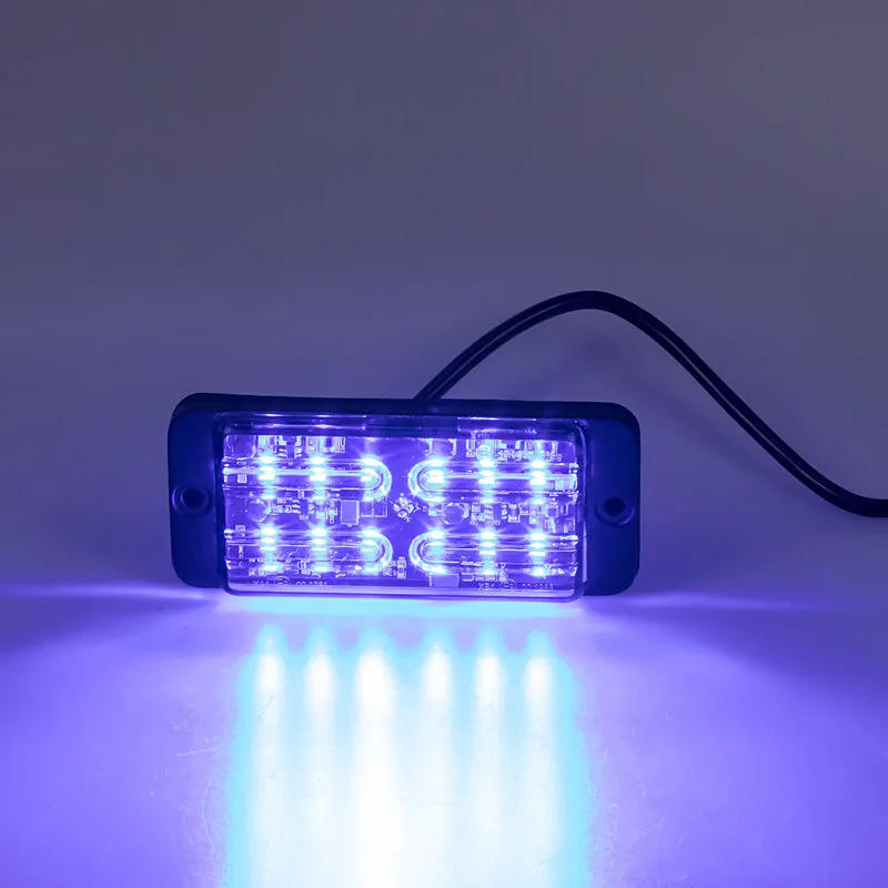 LINEAR LED dual 12x5W LED, 12-24V, modrý, ECE R65 kf703dblu