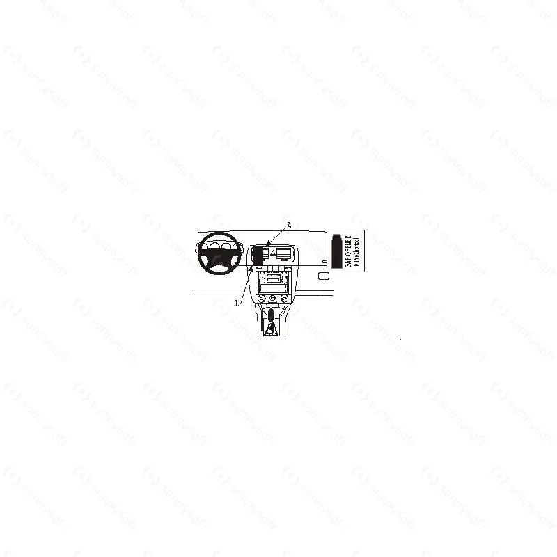 Brodit ProClip montážní konzole pro Fabia 00- PBR-852803