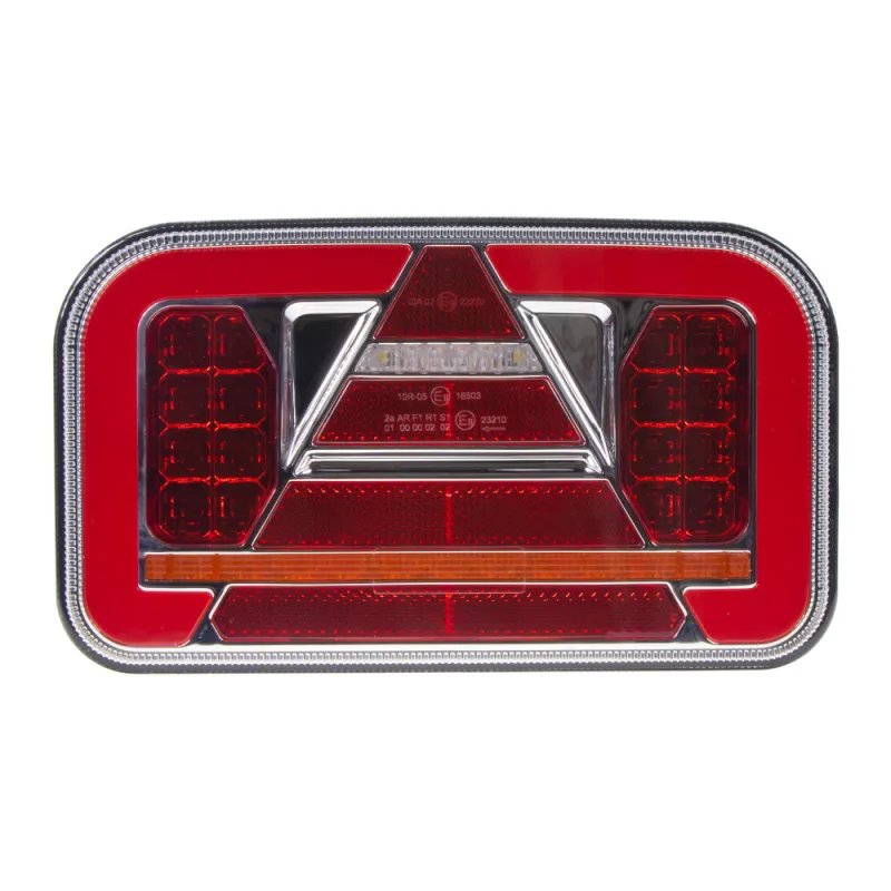 Sdružená LED lampa levá zadní s dynamickými blinkry 12/24V trl35l