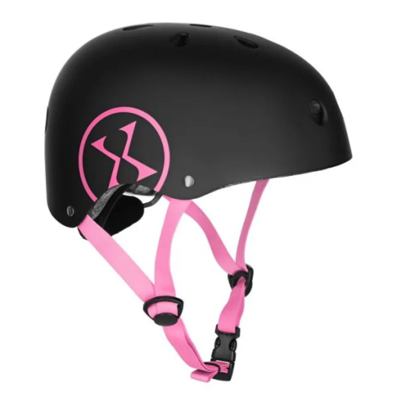 Helma NILS Extreme MTW001-1 černo-růžová vel.M (55-58cm)
