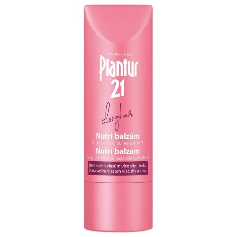 DR. WOLFF PLANTUR 21 Longhair Nutri-kofeínový balzam pre posilnenie rastu vlasov 175ml