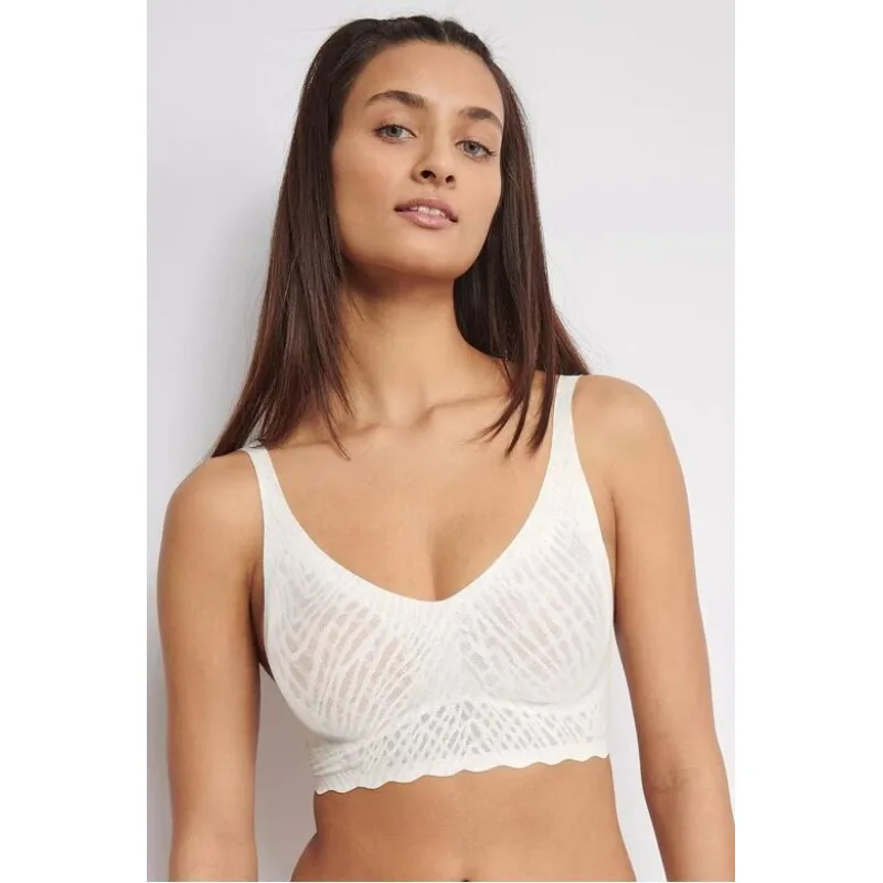 Sloggi ZERO Feel Bliss Bralette biela XS