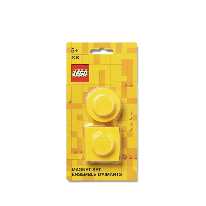 Smartlife LEGO magnetky, set 2 ks - žlutá