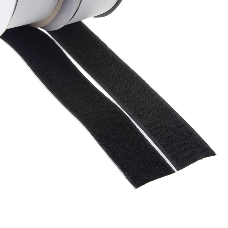 Suchý zip samolepící, SET smyčky+háčky 30mm x 25m w31130