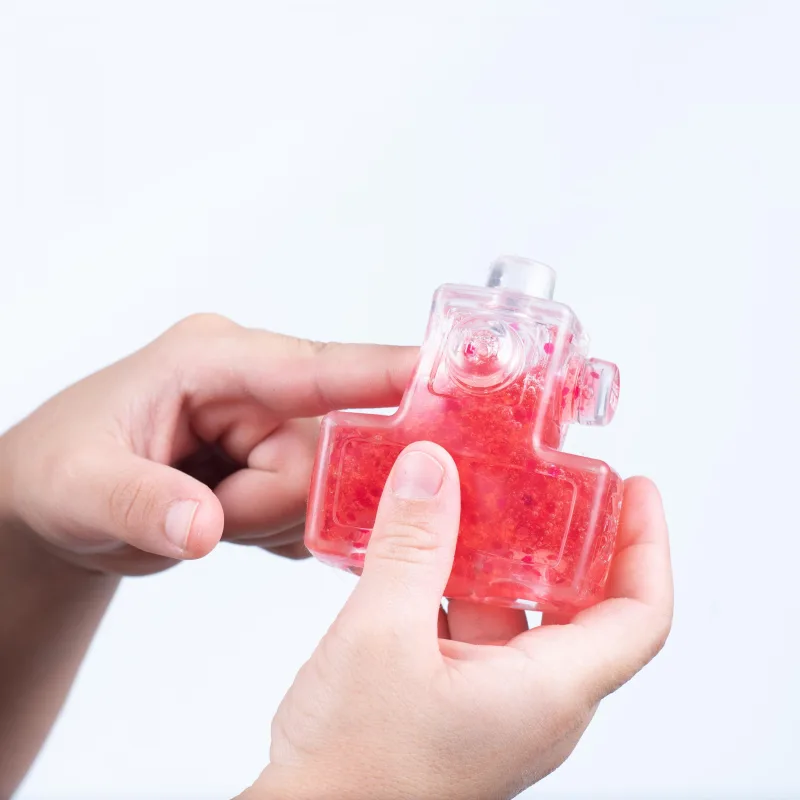 Glumi Mac Toys Fidget Blox Touch - Mačkej mě - červená