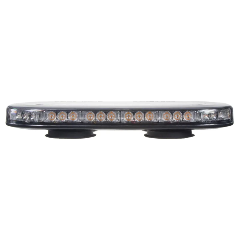 SLIM rampa oranžová, 42LEDx3W, magnet, 12-24V, 365mm, ECE R65 R10 sre2-242