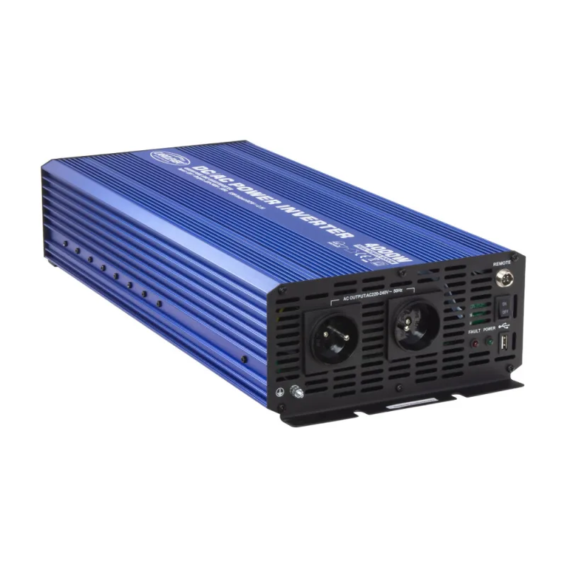 Sinusový měnič napětí z 12/230V + USB, 4000W 35psw4012