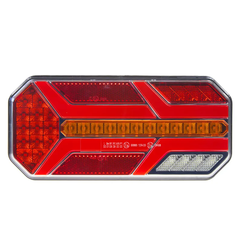 Sdružená LED lampa levá zadní s dynamickými blinkry 12/24V trl30l