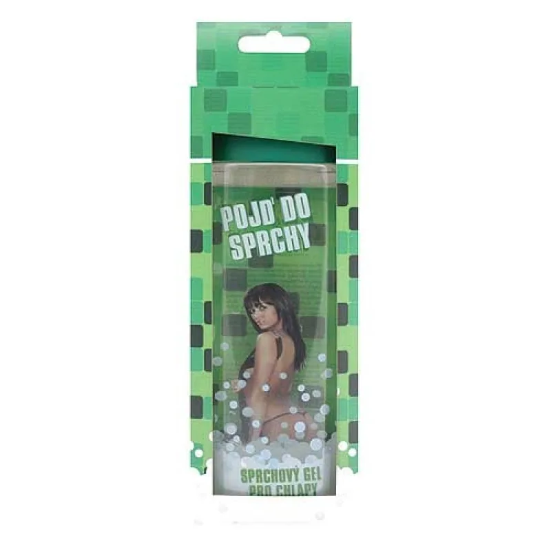 Bohemia Dárkový 3D sprchový gel 300 ml pro muže - zelený