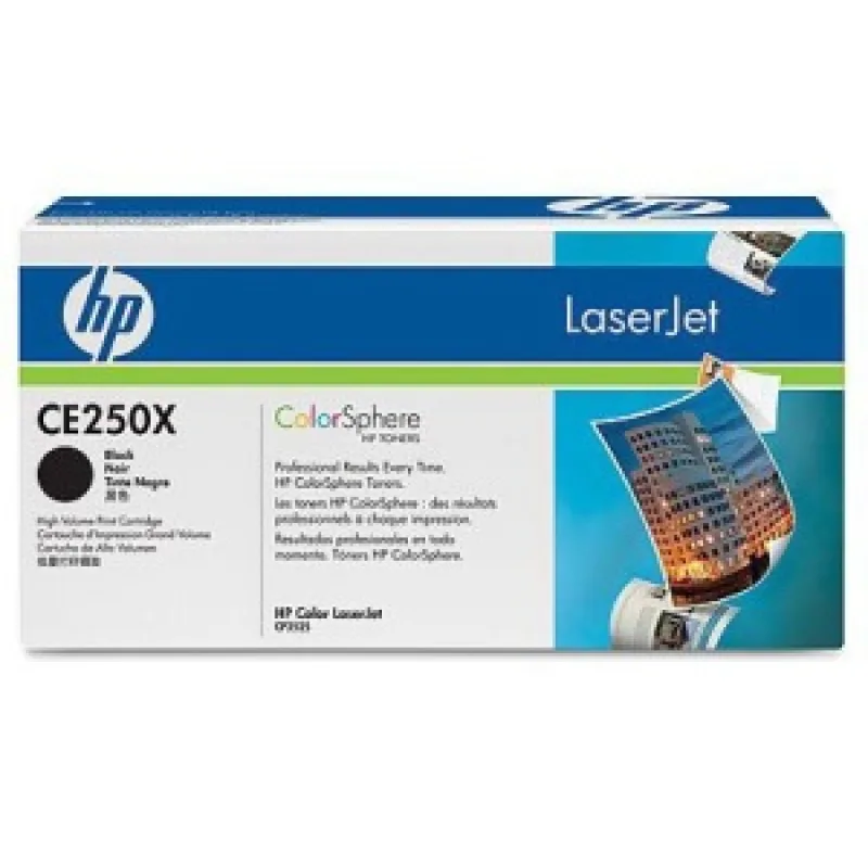 HP tisková kazeta černá velká, CE250X CE250X