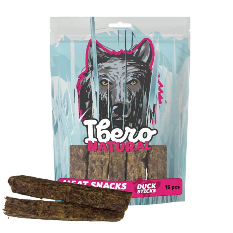 IBERO GF Ibero Cold Meat Snack Duck Sticks with Collagen - 15ks