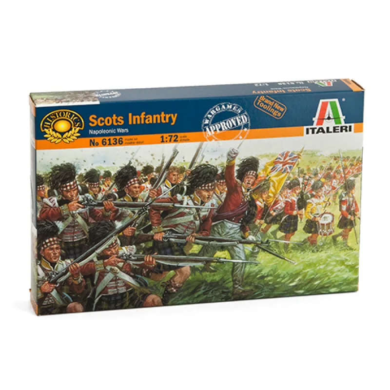 Italeri Model Kit figúrky 6136 - SCOTTISH INFANTRY (NAP.WARS) (1:72)