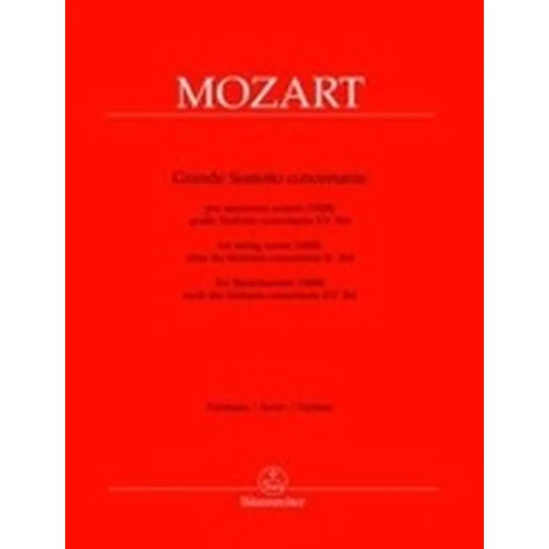 Bärenreiter Grande Sestetto concertante (1808) podle Sinfonie concertante KV 364 (set hlasů)