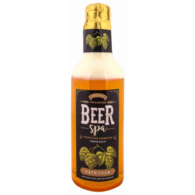 Beer Spa pivní koupelová pěna 500 ml - světlá