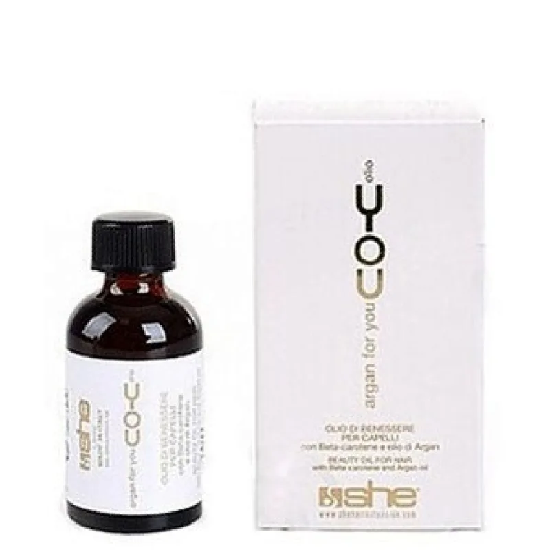 SO.CAP - S.H.E. SHE Argan For You Beauty Oil For Hair 30ml - arganový olej s beta-karoténom