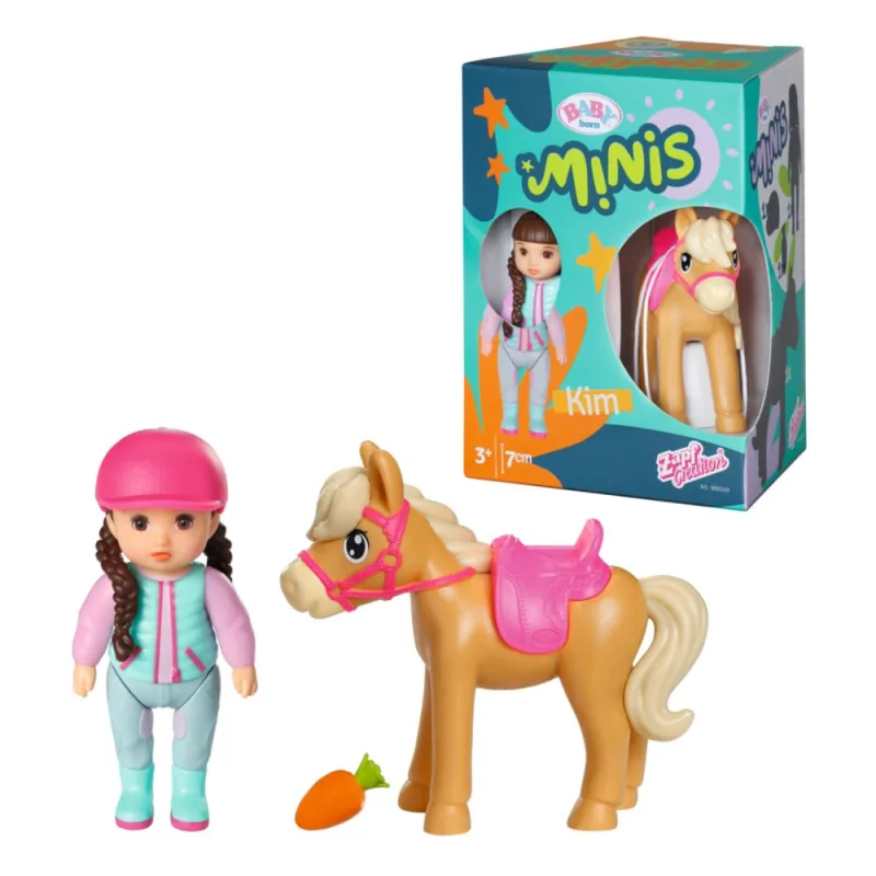 Zapf MGA BABY born Miniset s koníkom a bábikou