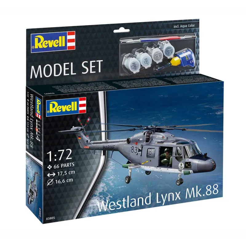 Revell ModelSet vrtuľník 63805 - Westland Lynx (1:72)
