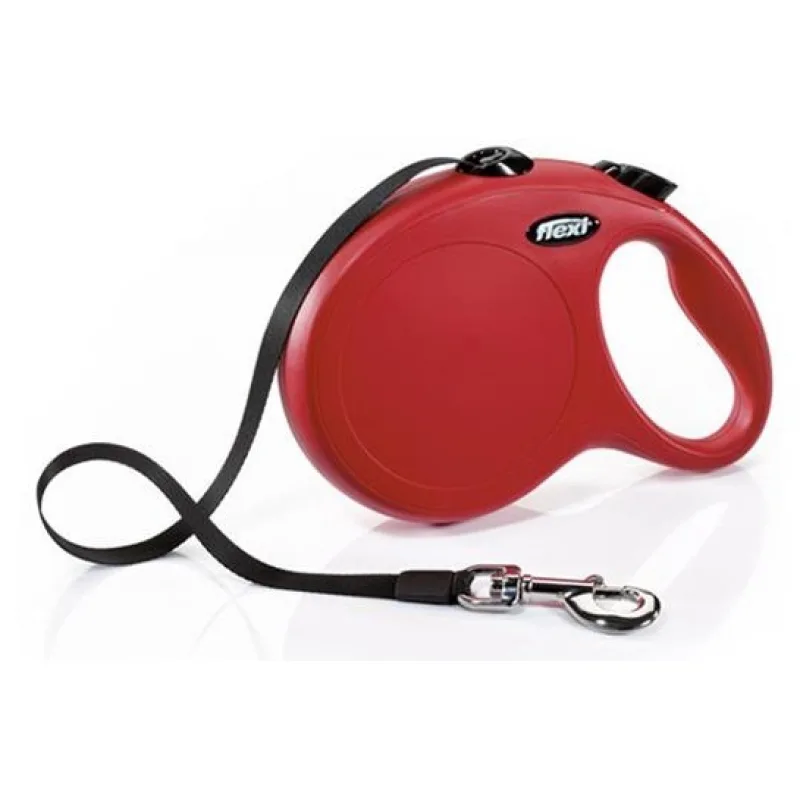 Vodítko Flexi Classic NEW L páska 8 m do 50 kg červená