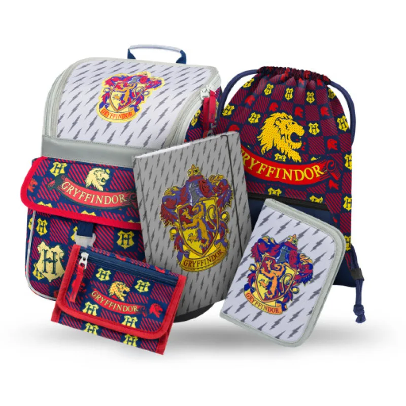 Baagl Set Zippy Harry Potter Nebelvír - aktovka, penál, sáček, desky, peněženka