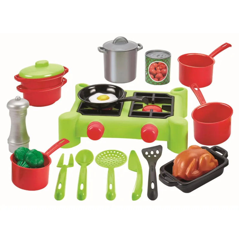 Ecoiffier Hranie rolí Ecoiffier Cooker s riadmi veľká sada
