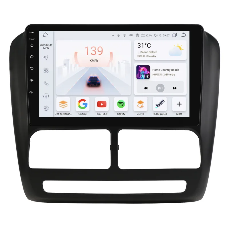 HIZPO KXFTDBL93 Autorádio 9“ Android pro Fiat Dobló II, Opel Combo III Model: S9004 (4+32GB) CHRKXFDTBL93_S9004