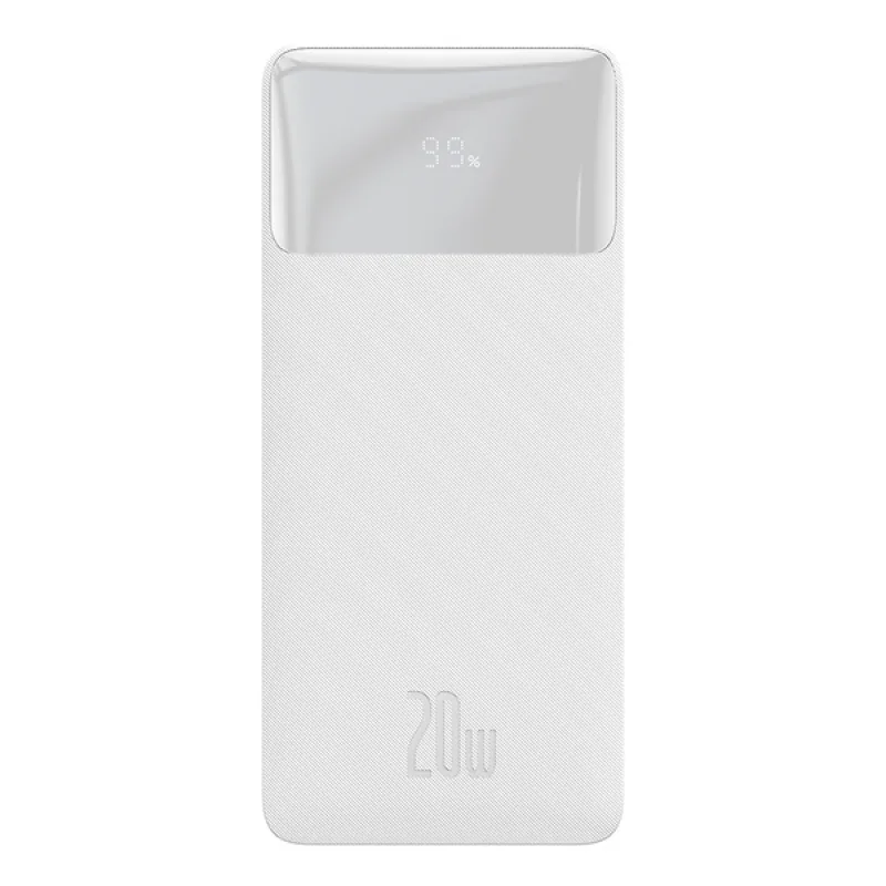 NONAME Baseus Bipow powerbanka 30000mAh 20W bílá 6932172618285