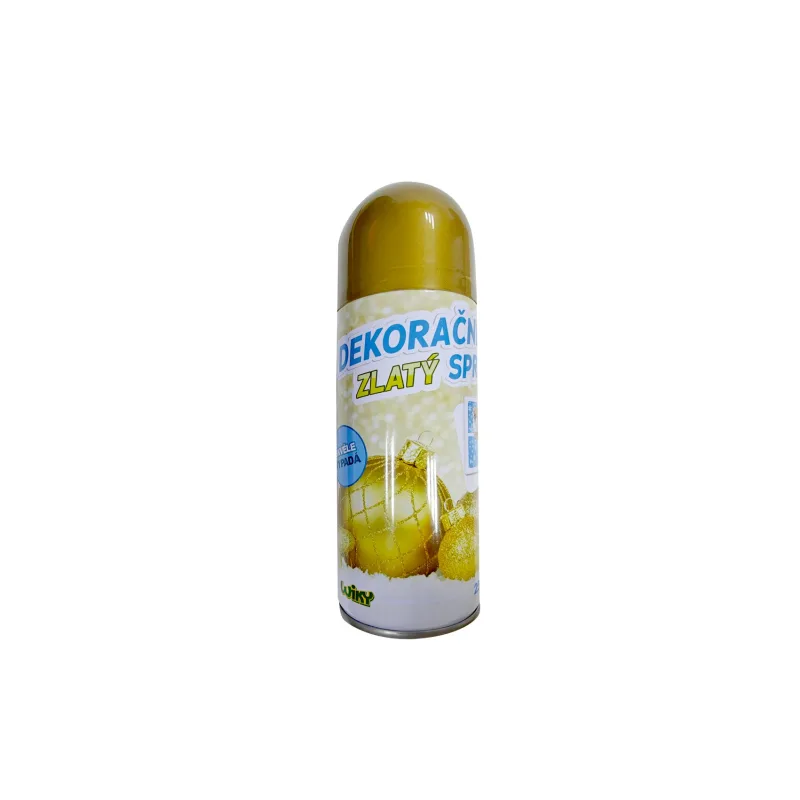 Wiky Dekoračný sprej zlatý 250ml 17cm