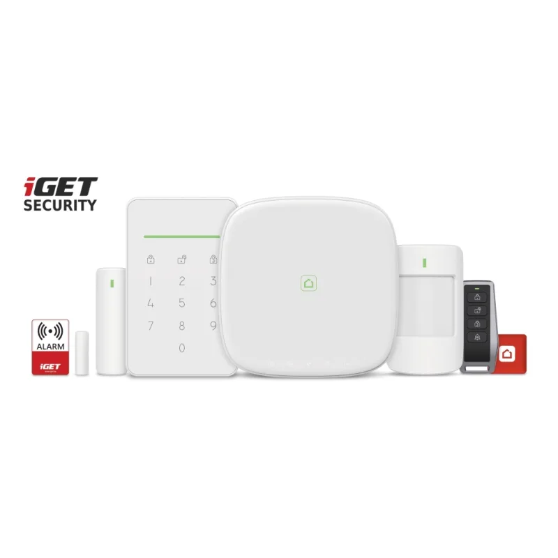iGET SECURITY M5-4G Premium - Inteligentní 4G/WiFi/LAN alarm, ovládání kamer a zásuvek, Android, iOS 75020652