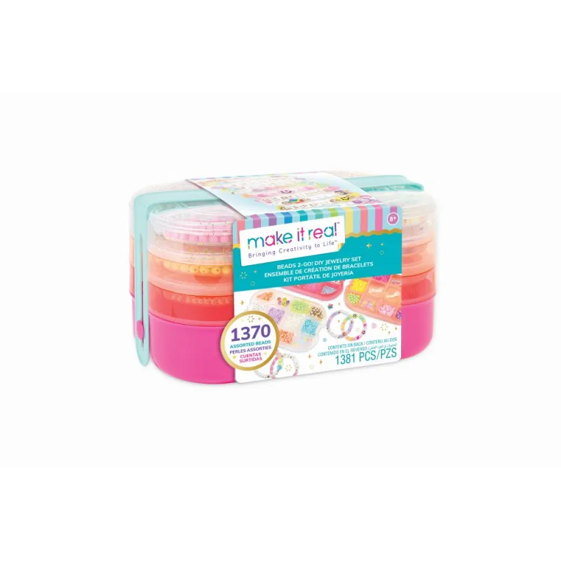 Make it Real Sada bižutérie Beads 2-Go DIY