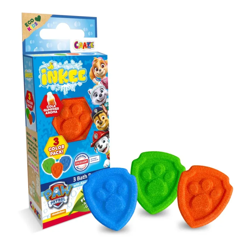 Amenity AB INKEE - Mini pack šumivé bomba - Paw Patrol