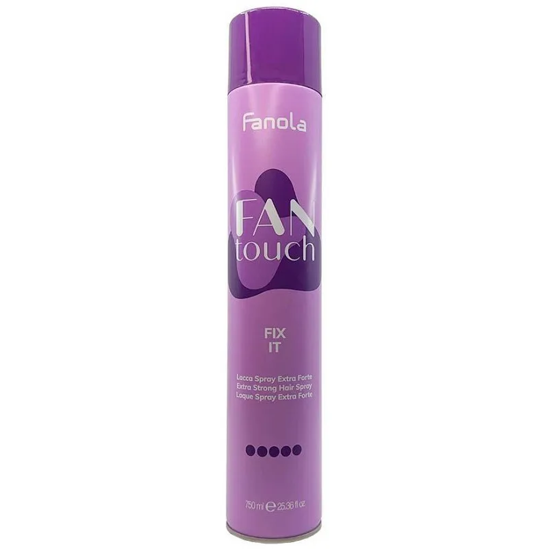 FANOLA Fan Touch Fix It Extra Strong Hair Spray 750ml - extra silne tužiaci lak na vlasy