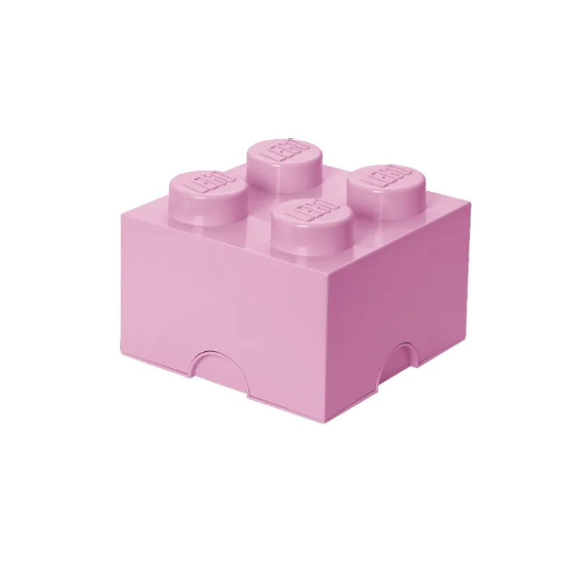Smartlife LEGO úložný box 4 - světle růžová