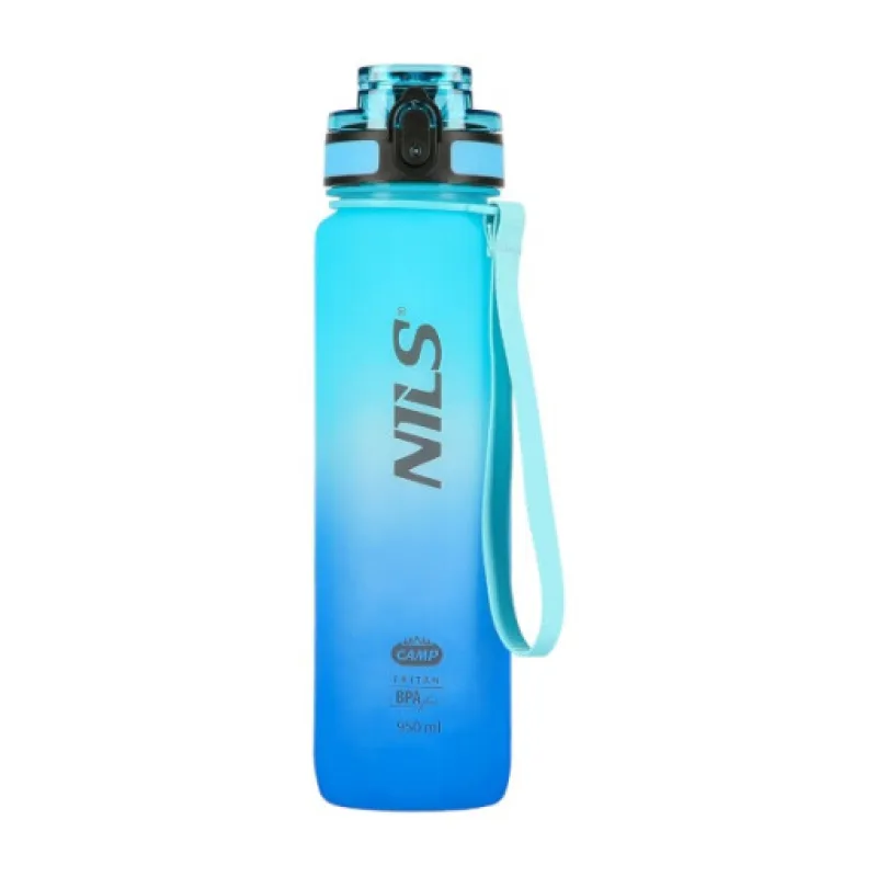 Tritanová láhev na pití NILS Camp NCD04, modrá, 950 ml.