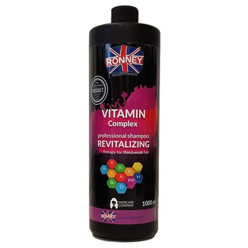 RONNEY Vitamín Complex Shampoo 1000ml - šampón na tenké a slabé vlasy
